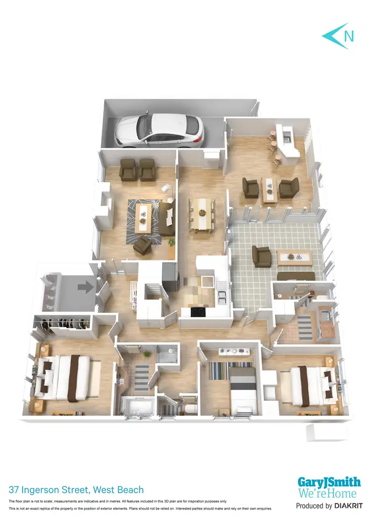 Floorplan of Homely house listing, 37 Ingerson Street, West Beach SA 5024