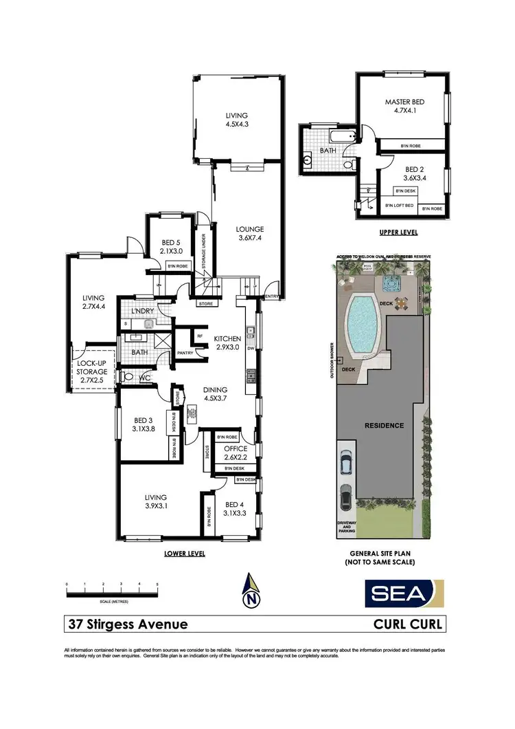 Floorplan of Homely house listing, 37 Stirgess Avenue, Curl Curl NSW 2096