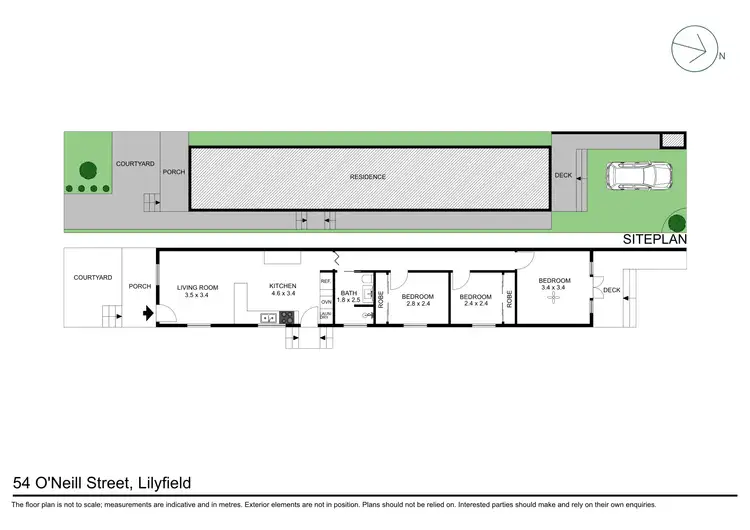 Floorplan of Homely house listing, 54 O'Neill Street, Lilyfield NSW 2040