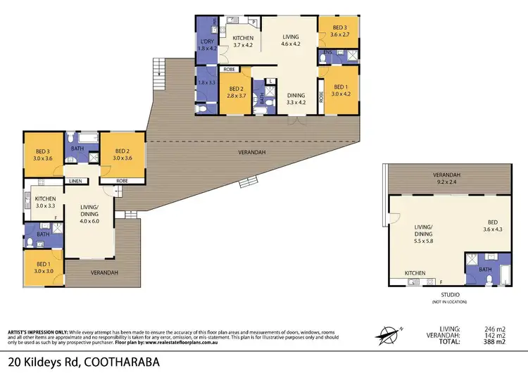 Floorplan of Homely house listing, 20 Kildeys Road, Cootharaba QLD 4565