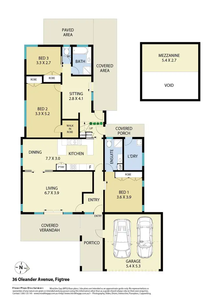 Floorplan of Homely house listing, 36 Oleander Avenue, Figtree NSW 2525
