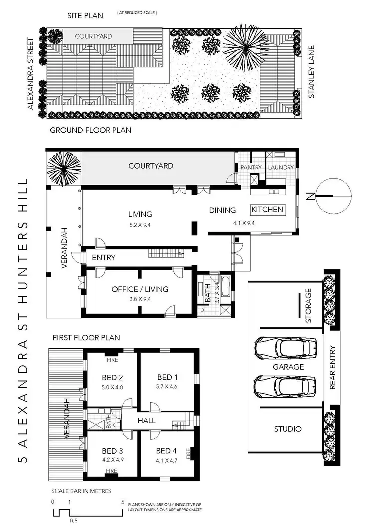 Floorplan of Homely house listing, 5 Alexandra Street, Hunters Hill NSW 2110