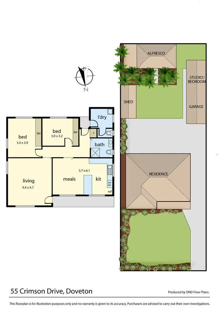 Floorplan of Homely house listing, 55 Crimson Drive, Doveton VIC 3177