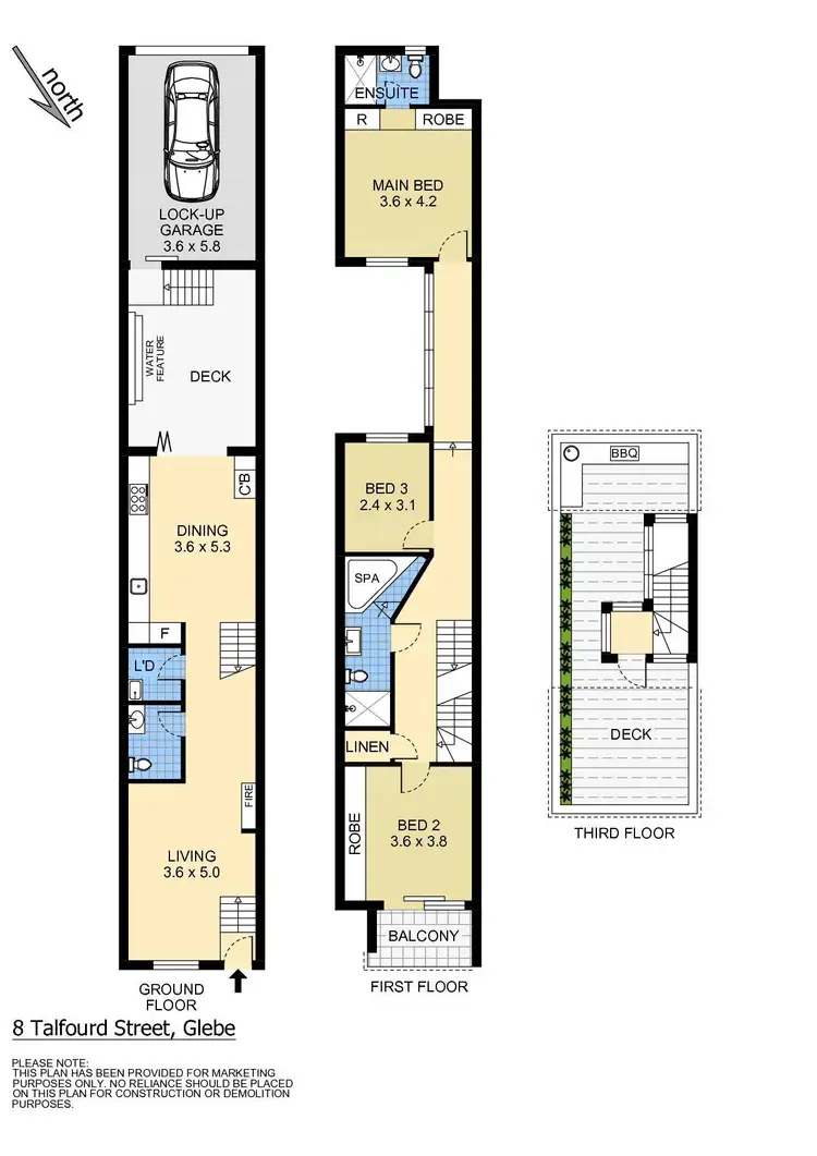 Floorplan of Homely house listing, 8 Talfourd Street, Glebe NSW 2037