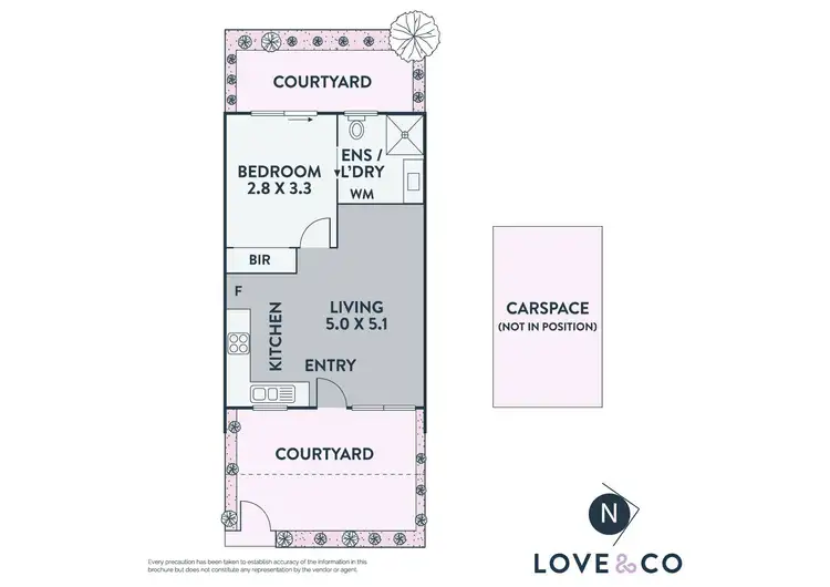 Floorplan of Homely unit listing, 2/57 Pender Street, Thornbury VIC 3071