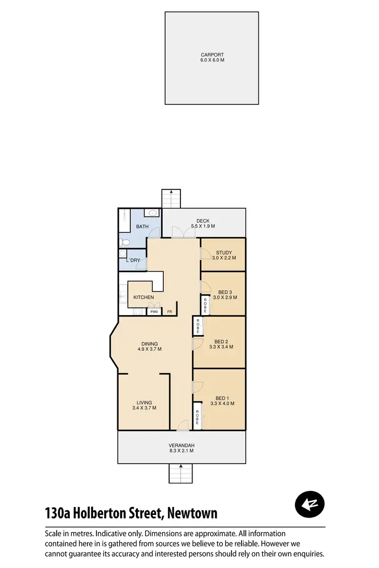 Floorplan of Homely house listing, 130A Holberton Street, Newtown QLD 4350