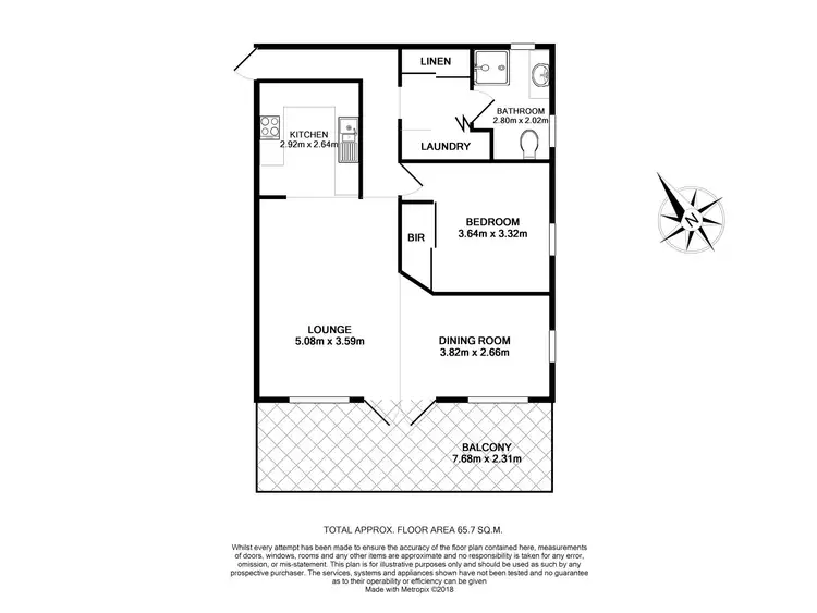 Floorplan of Homely unit listing, 10/129 Terralong Street, Kiama NSW 2533