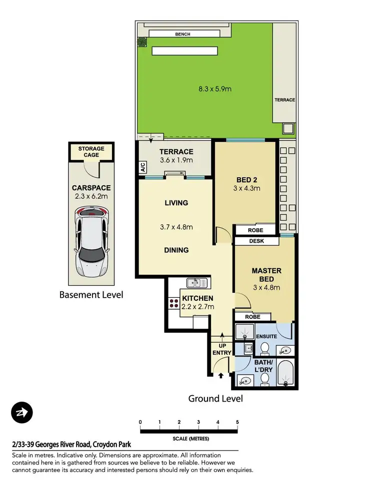 Floorplan of Homely unit listing, 2/33-39 Georges River Road, Croydon Park NSW 2133