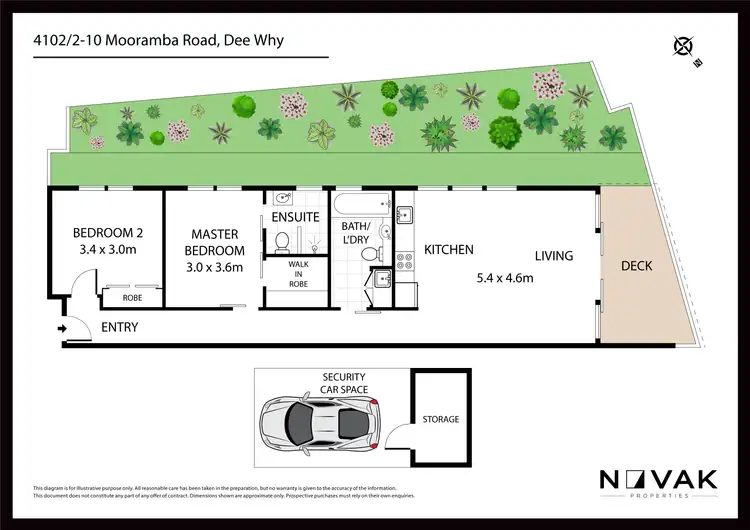 Floorplan of Homely apartment listing, 4102/2-10 Mooramba Road, Dee Why NSW 2099