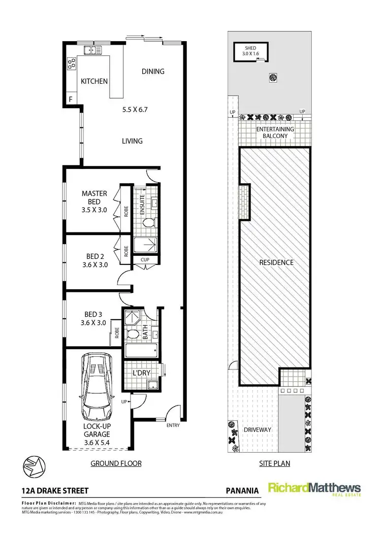 Floorplan of Homely house listing, 12a Drake Street, Panania NSW 2213