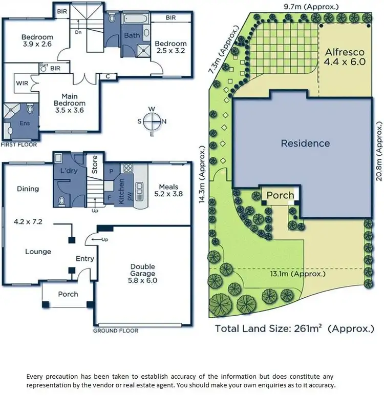 Floorplan of Homely townhouse listing, 48 Arlington Walk, Vermont VIC 3133