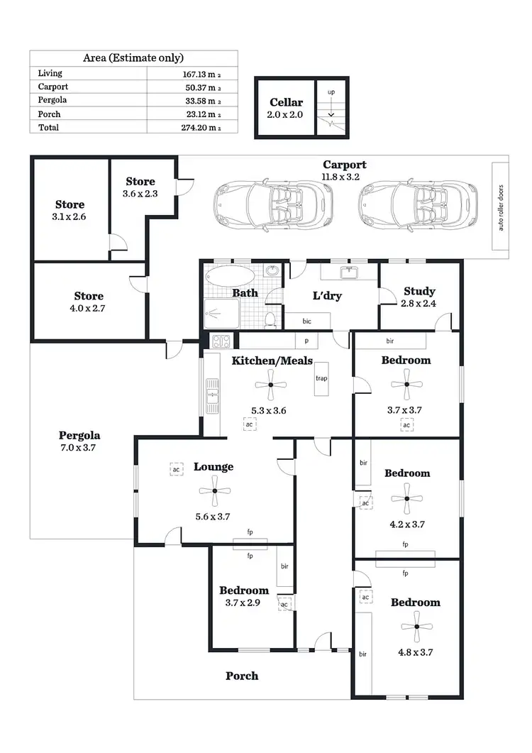 Floorplan of Homely house listing, 104 Marion (cnr. Press) Road, Brooklyn Park SA 5032