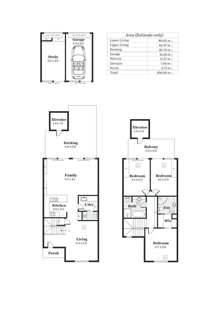Floorplan of Homely townhouse listing, 2/2 Green Street, Brompton SA 5007