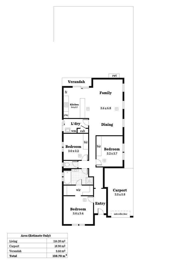 Floorplan of Homely house listing, 8 Parri Link, Noarlunga Downs SA 5168