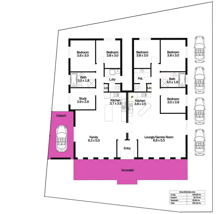 Floorplan of Homely house listing, 20 Stevens Drive, North Beach SA 5556