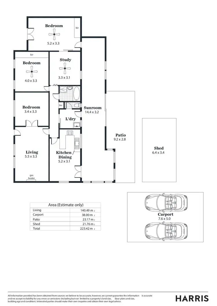 Floorplan of Homely house listing, 2 Calum Grove, Seacombe Heights SA 5047