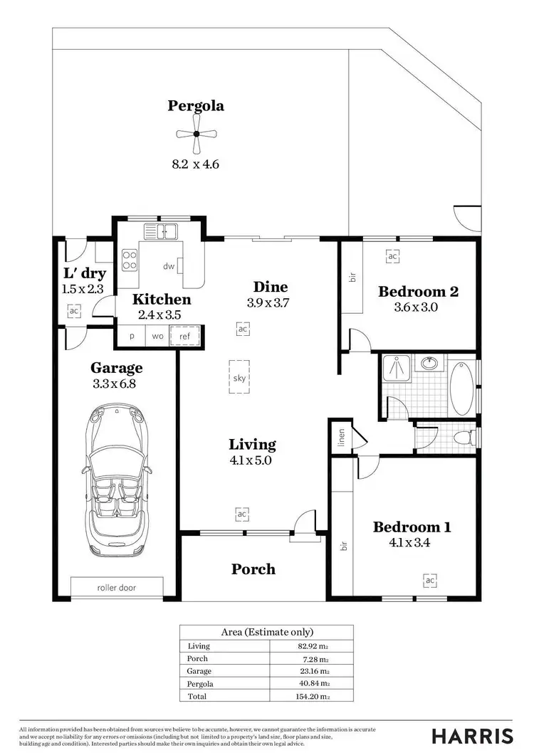 Floorplan of Homely unit listing, 8/2 Fern Avenue, Lockleys SA 5032