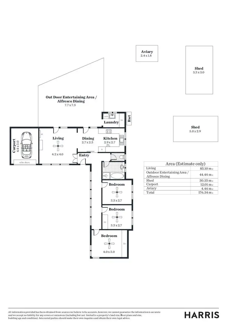 Floorplan of Homely house listing, 15 Donald Street, St Marys SA 5042