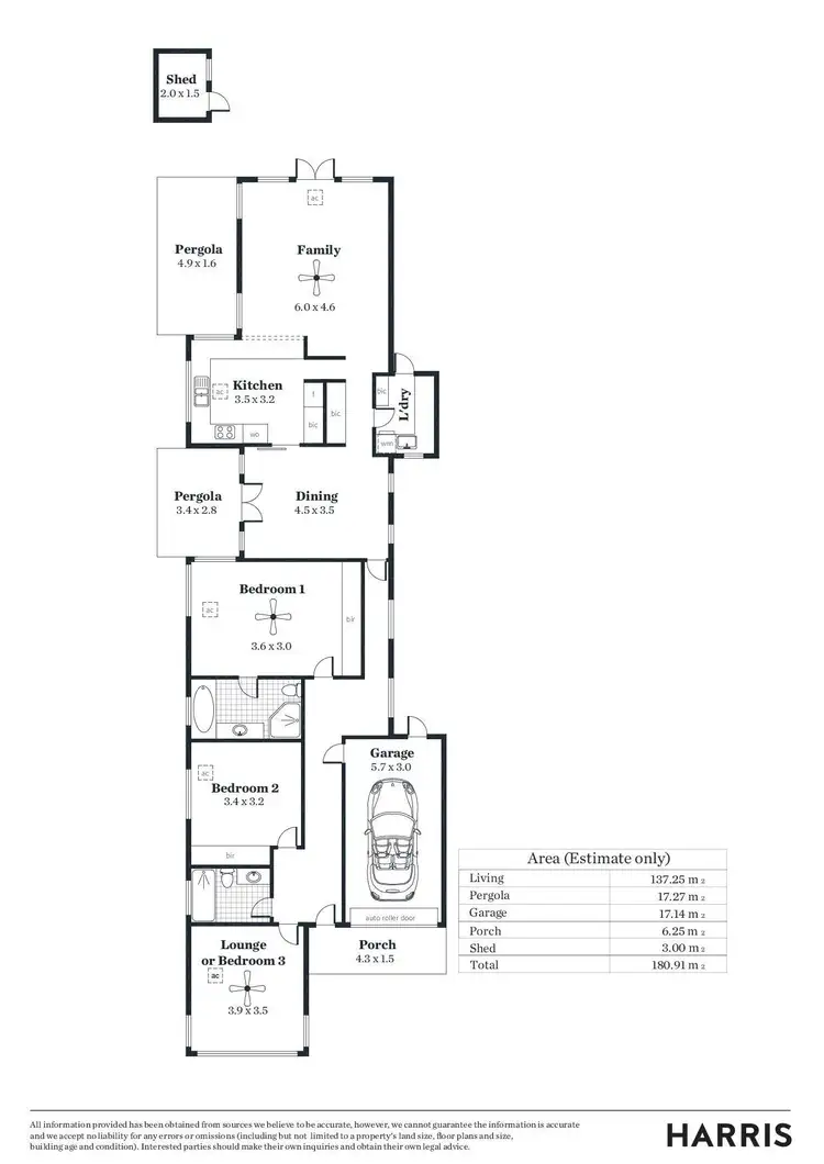 Floorplan of Homely house listing, 13 Godden Street, Hawthorn SA 5062