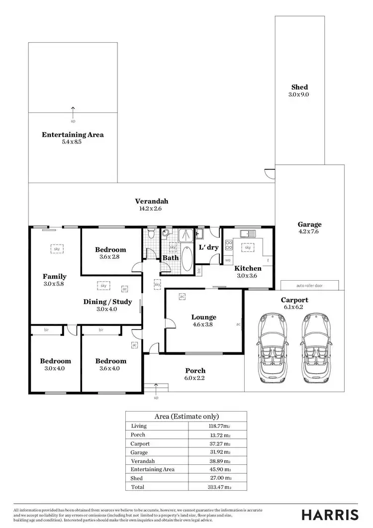 Floorplan of Homely house listing, 15 Corroboree Road, Modbury North SA 5092