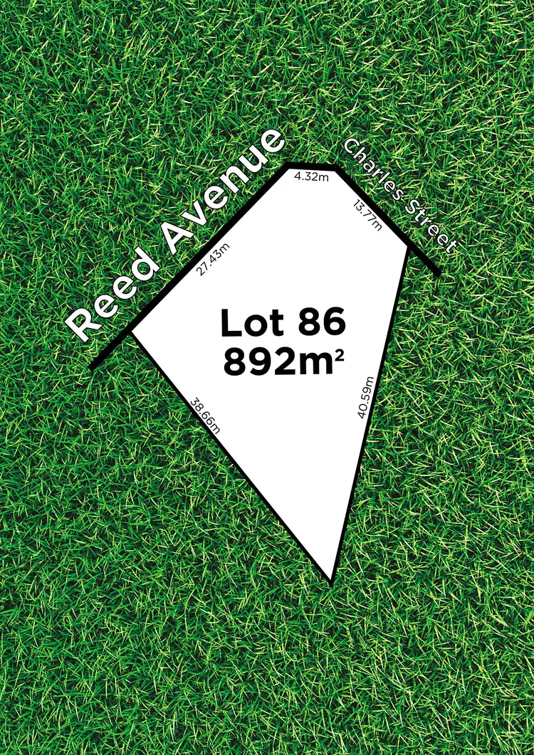 Floorplan of Homely land listing, LOT 86, Lot 86 Reed Avenue, Mannum SA 5238