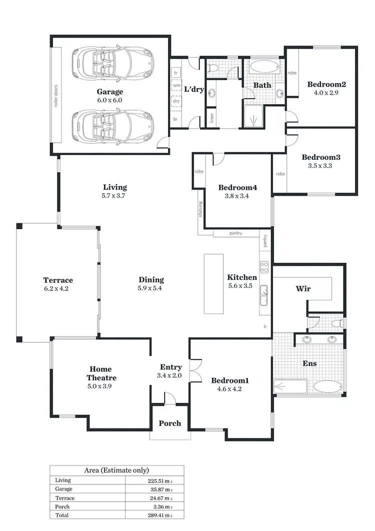 Floorplan of Homely house listing, 2-6 Filsell Terrace, Gawler South SA 5118