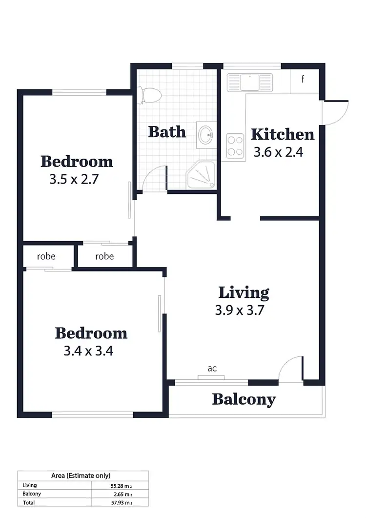 Floorplan of Homely unit listing, 13/1 Hale Street, Everard Park SA 5035