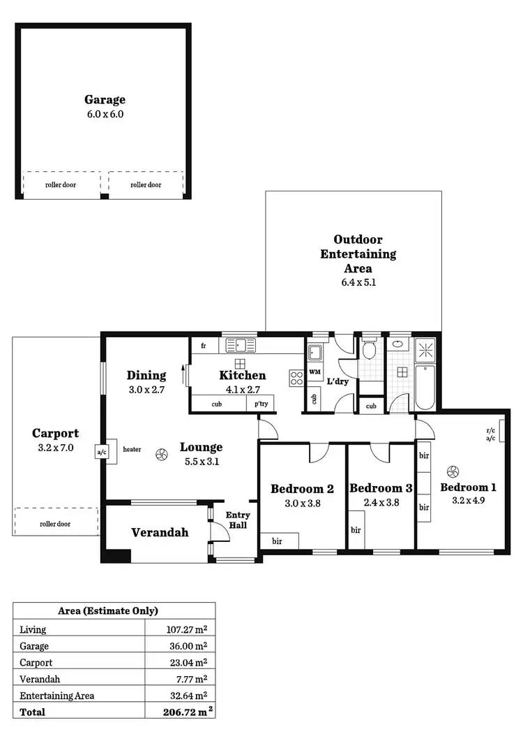 Floorplan of Homely house listing, 70 Davis Avenue, Christies Beach SA 5165