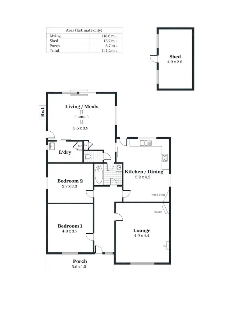 Floorplan of Homely house listing, 7 Colton Road, Blackwood SA 5051