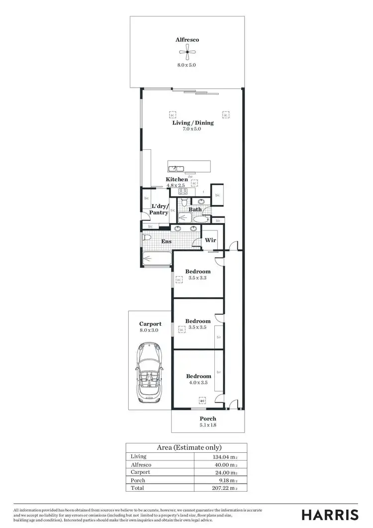 Floorplan of Homely house listing, 222 Beulah Road, Beulah Park SA 5067