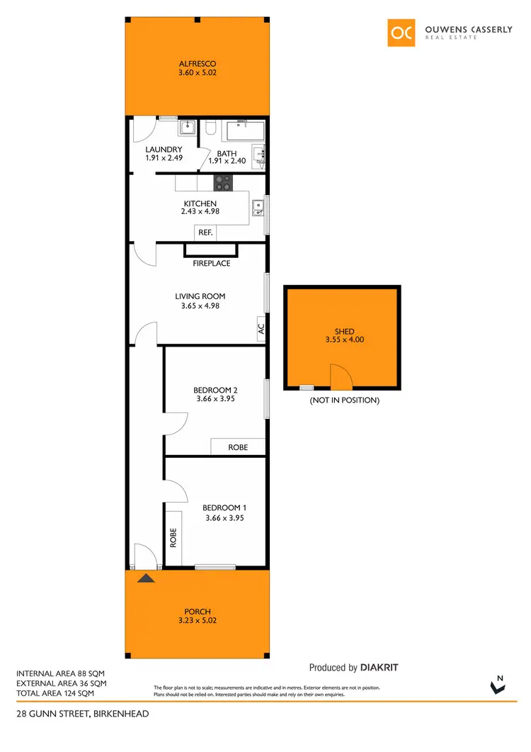 Floorplan of Homely house listing, 28 Gunn Street, Birkenhead SA 5015