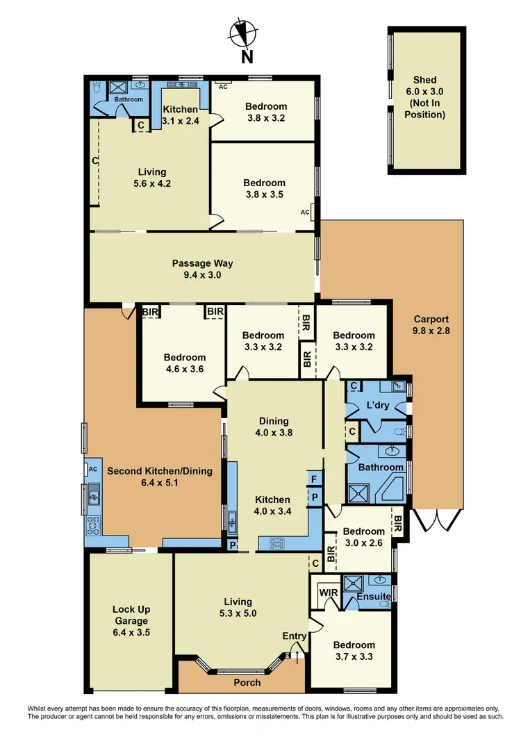 Floorplan of Homely house listing, 129 Main Road East, St Albans VIC 3021