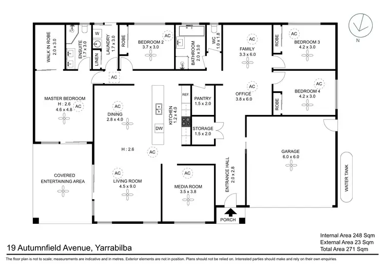 Floorplan of Homely house listing, 19 Autumnfield Avenue, Yarrabilba QLD 4207
