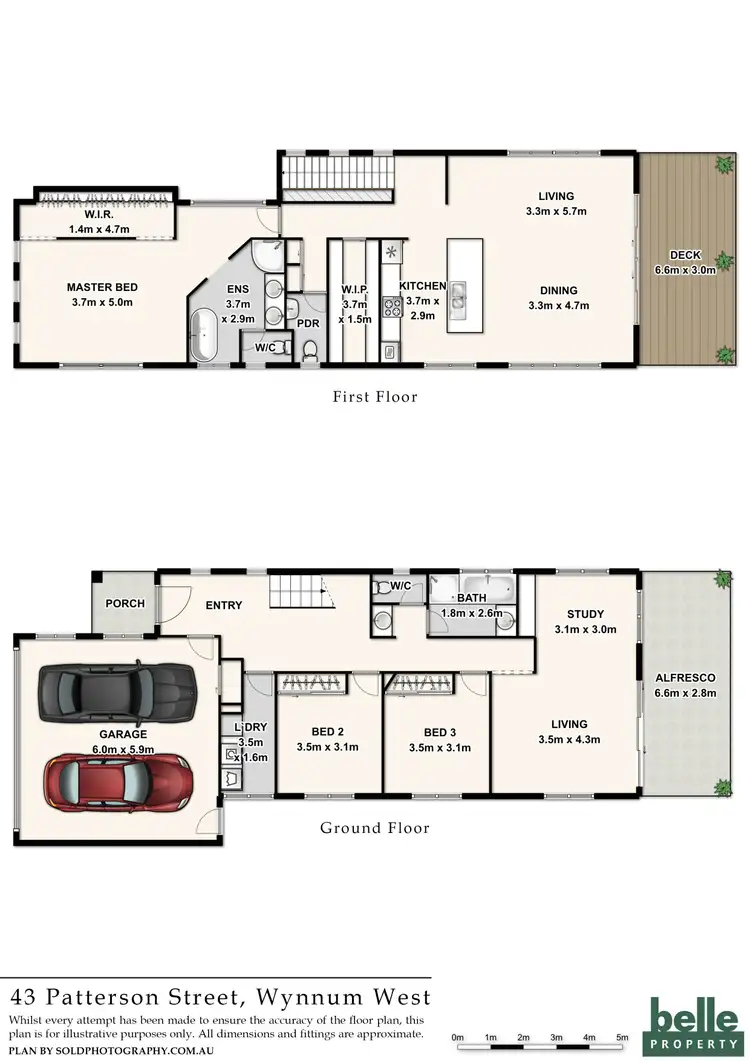 Floorplan of Homely house listing, 43 Patterson Street, Wynnum West QLD 4178