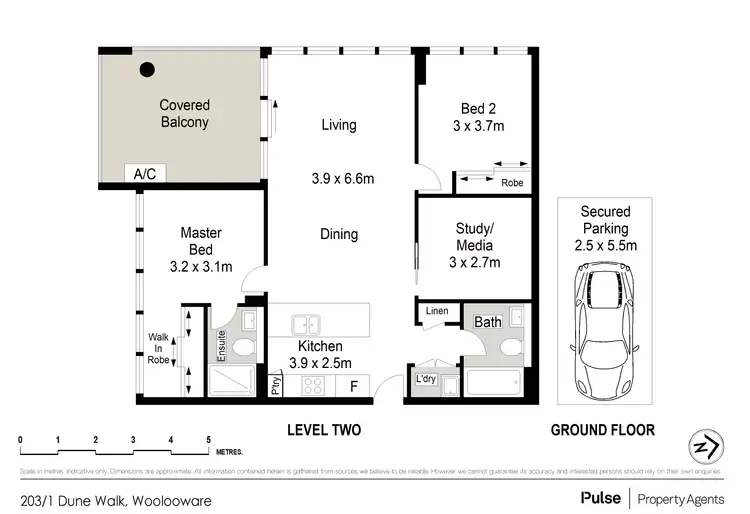 Floorplan of Homely apartment listing, 203/1 Dune Walk, Woolooware NSW 2230