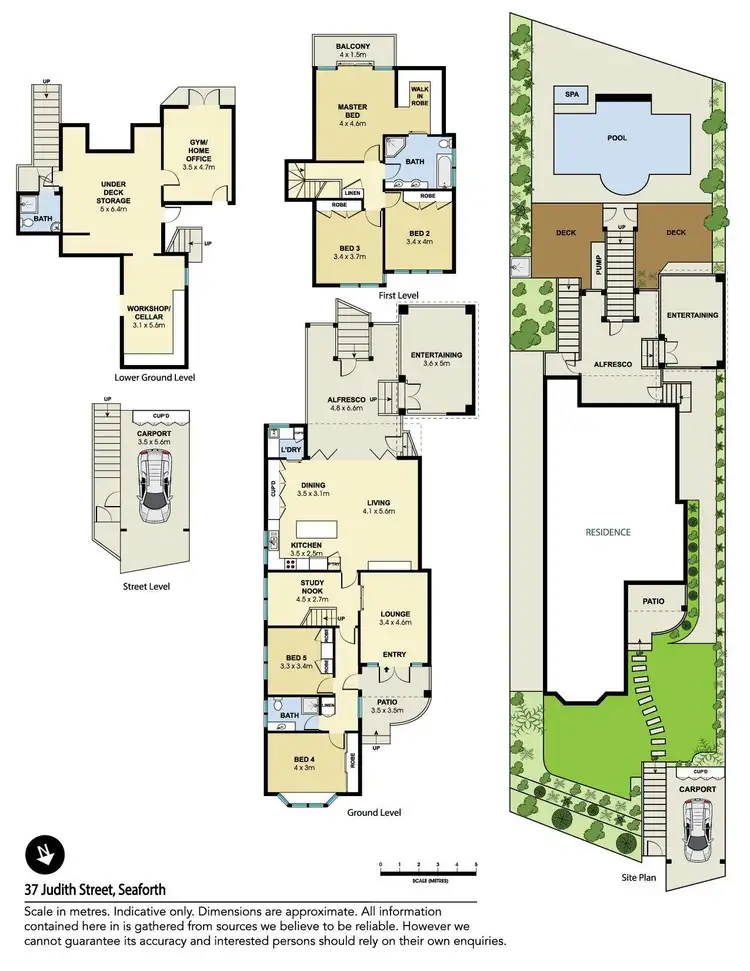 Floorplan of Homely house listing, 37 Judith Street, Seaforth NSW 2092