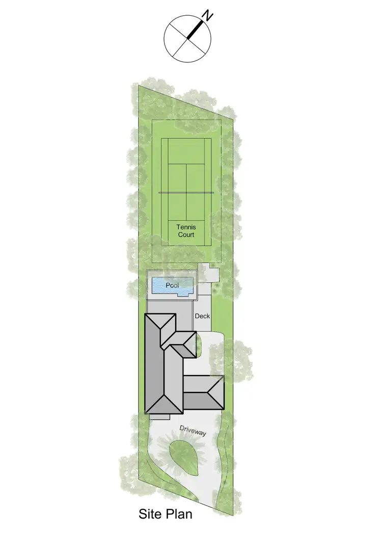 Floorplan of Homely house listing, 99 Panorama Drive, Mount Martha VIC 3934