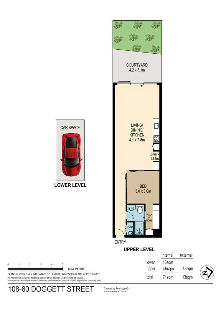 Floorplan of Homely unit listing, 108/60 Doggett Street, Newstead QLD 4006