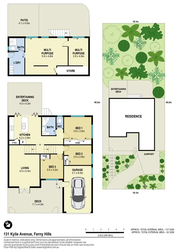Floorplan of Homely house listing, 131 Kylie Avenue, Ferny Hills QLD 4055