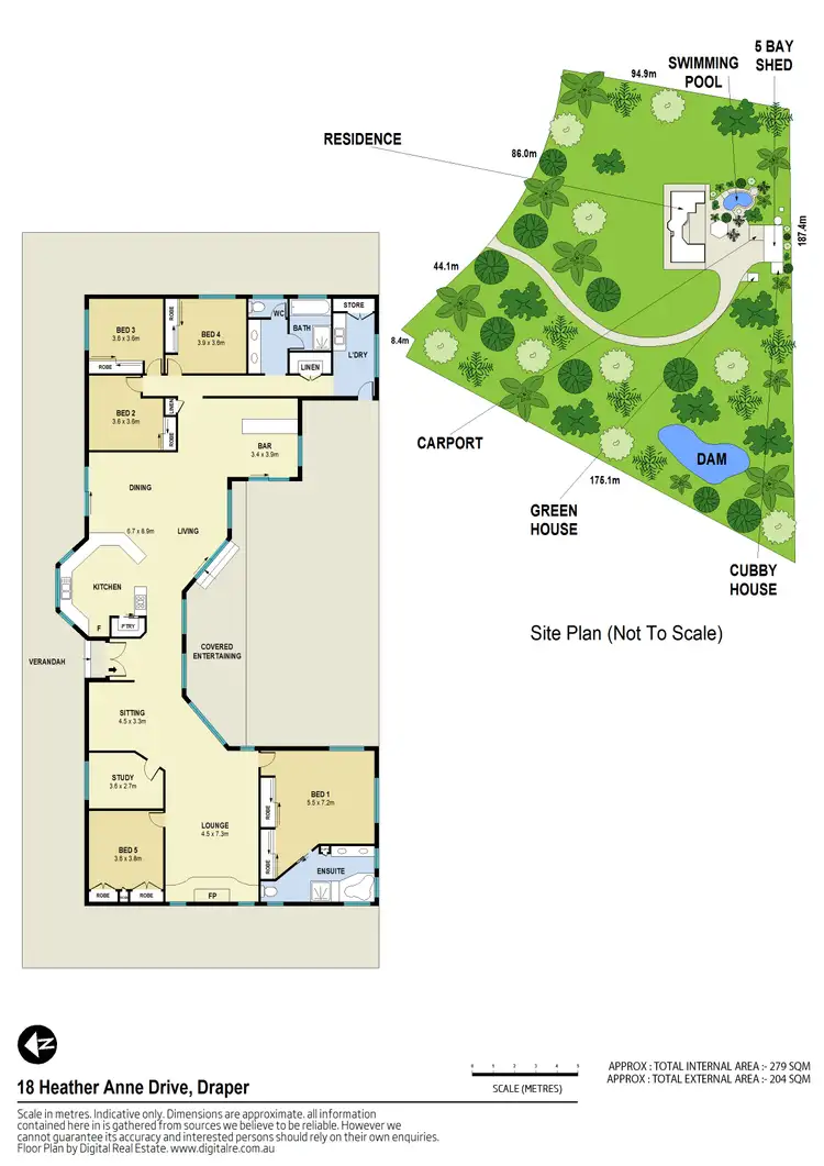 Floorplan of Homely house listing, 18 Heather Anne Drive, Draper QLD 4520