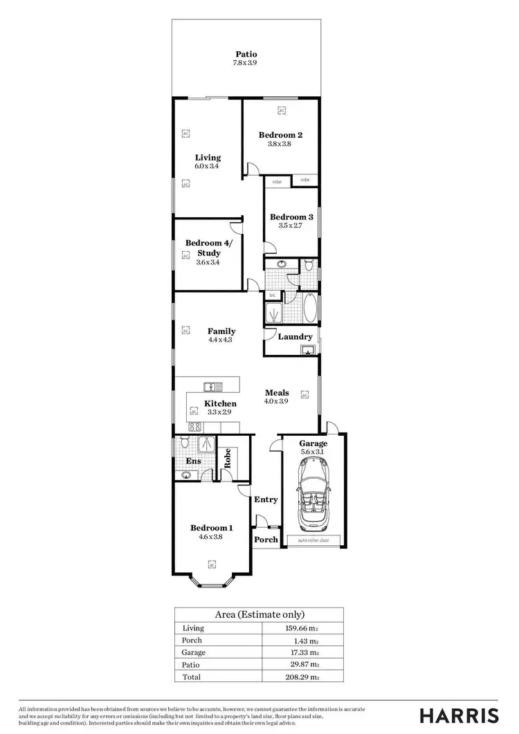 Floorplan of Homely house listing, 40A Limbert Avenue, Seacombe Gardens SA 5047