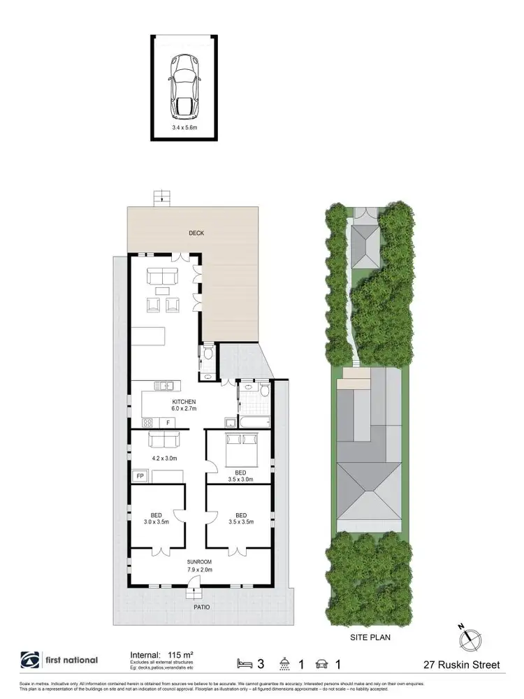 Floorplan of Homely house listing, 27 Ruskin Street, Byron Bay NSW 2481