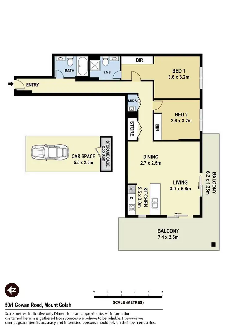 Floorplan of Homely apartment listing, 50/1 Cowan Road, Mount Colah NSW 2079