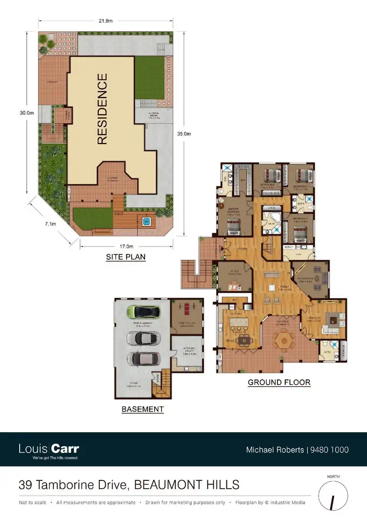 Floorplan of Homely house listing, 39 Tamborine Drive, Beaumont Hills NSW 2155