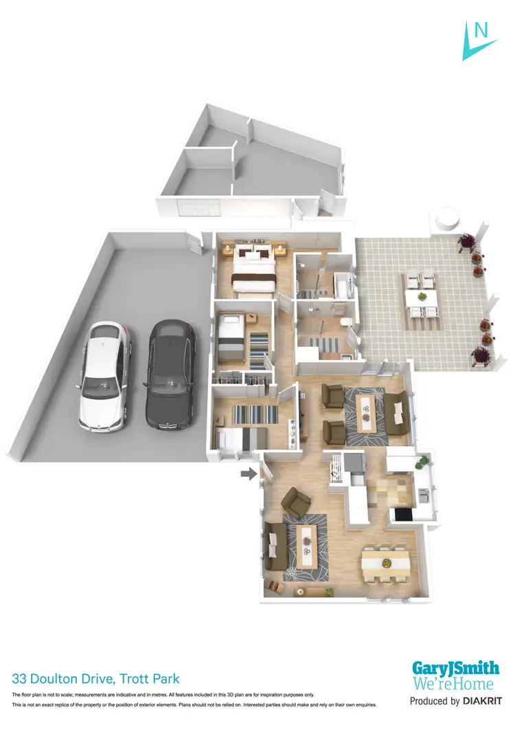 Floorplan of Homely house listing, 33 Doulton Drive, Trott Park SA 5158
