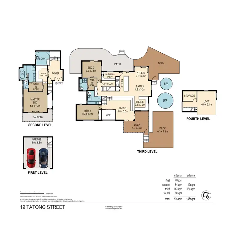 Floorplan of Homely house listing, 19 Tatong Street, Indooroopilly QLD 4068