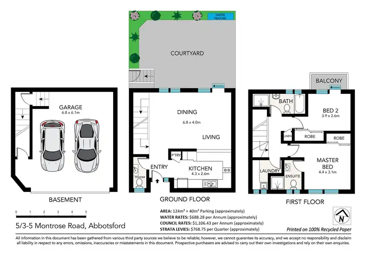 Floorplan of Homely townhouse listing, 5/3-5 Montrose Road, Abbotsford NSW 2046