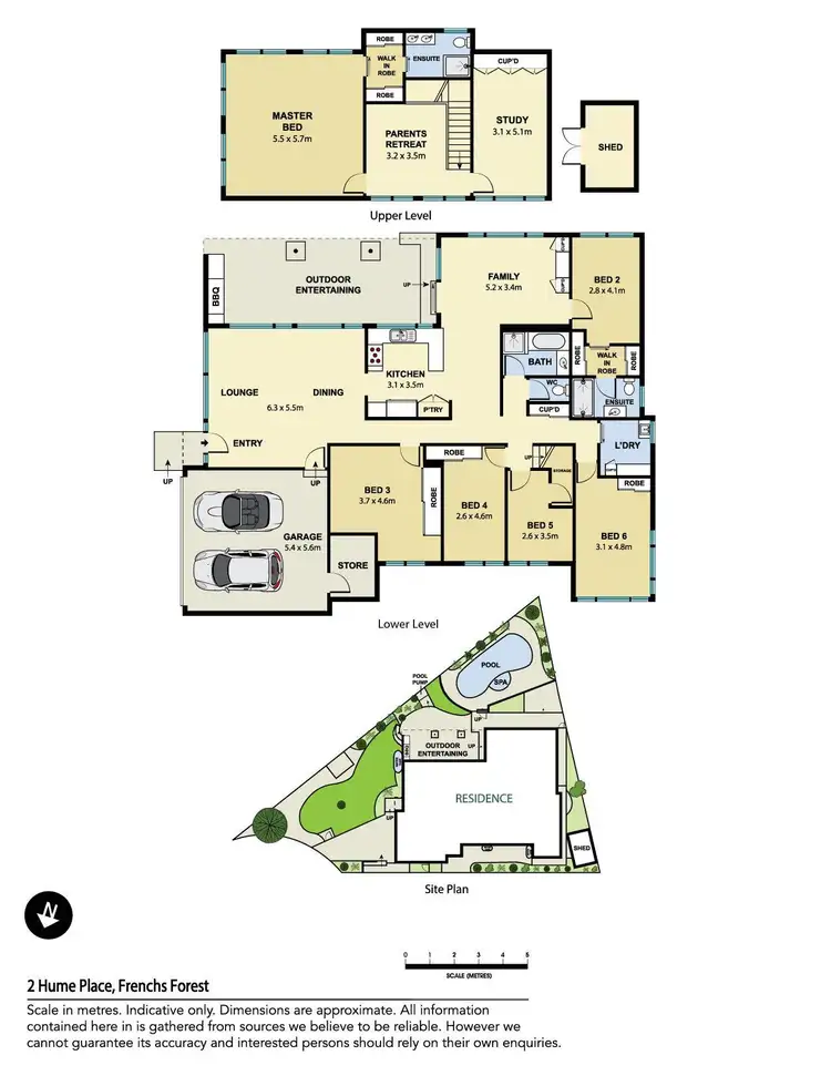Floorplan of Homely house listing, 2 Hume Place, Frenchs Forest NSW 2086