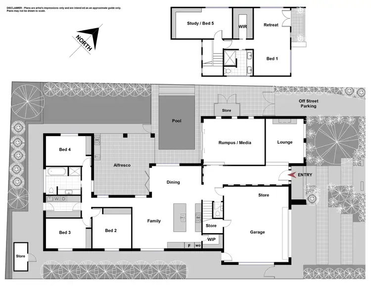 Floorplan of Homely house listing, 32 Walker Crescent, Griffith ACT 2603
