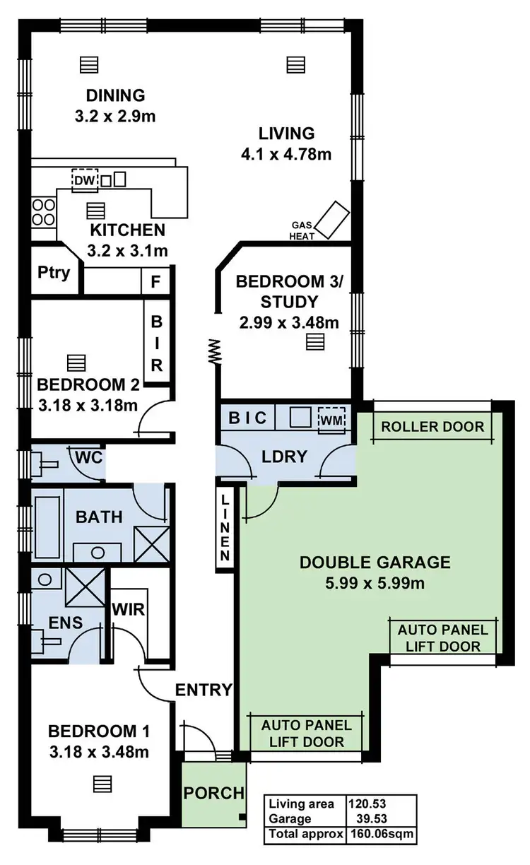 Floorplan of Homely house listing, 1/7 Atkinson Avenue, Rostrevor SA 5073